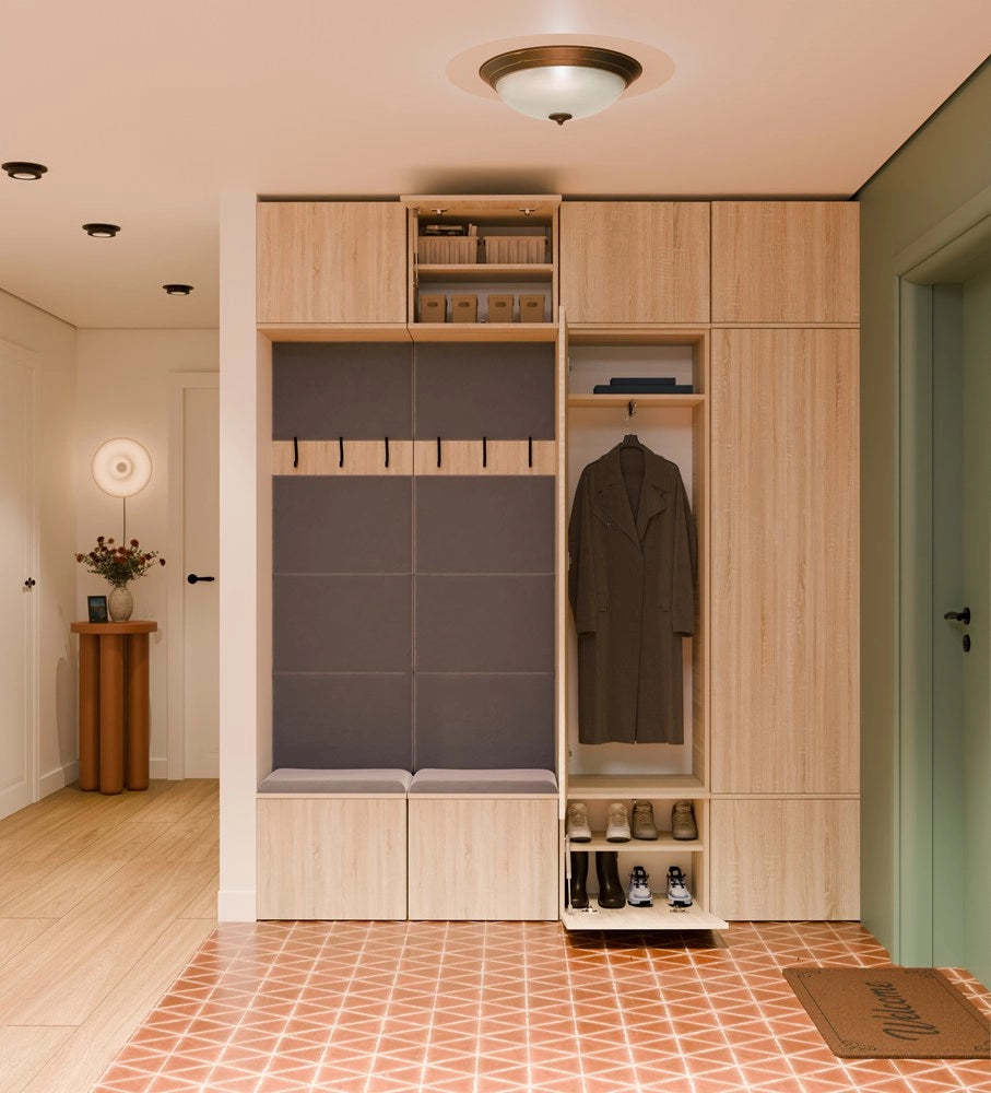 Guardaroba HAGA IV/2sz2w rovere sonoma 2x armadio + 2x appendiabiti