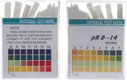 Strisce di Test PH 0-14 Professionali - 2 pacchi - 200 pezzi - per Urina/Acqua - Precise - con Scatola in Plastica - Carta di Test