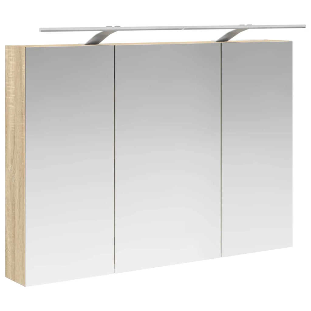 Set di mobili per il bagno 4 pcs Rovere Sonoma 3407057