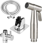 Kit di Bidet Portatile per WC - Tubo e Supporto per Rvs - Valvola G1/2 Pollici - Pulizia Bagno per Animali di Compagnia - Igiene Personale