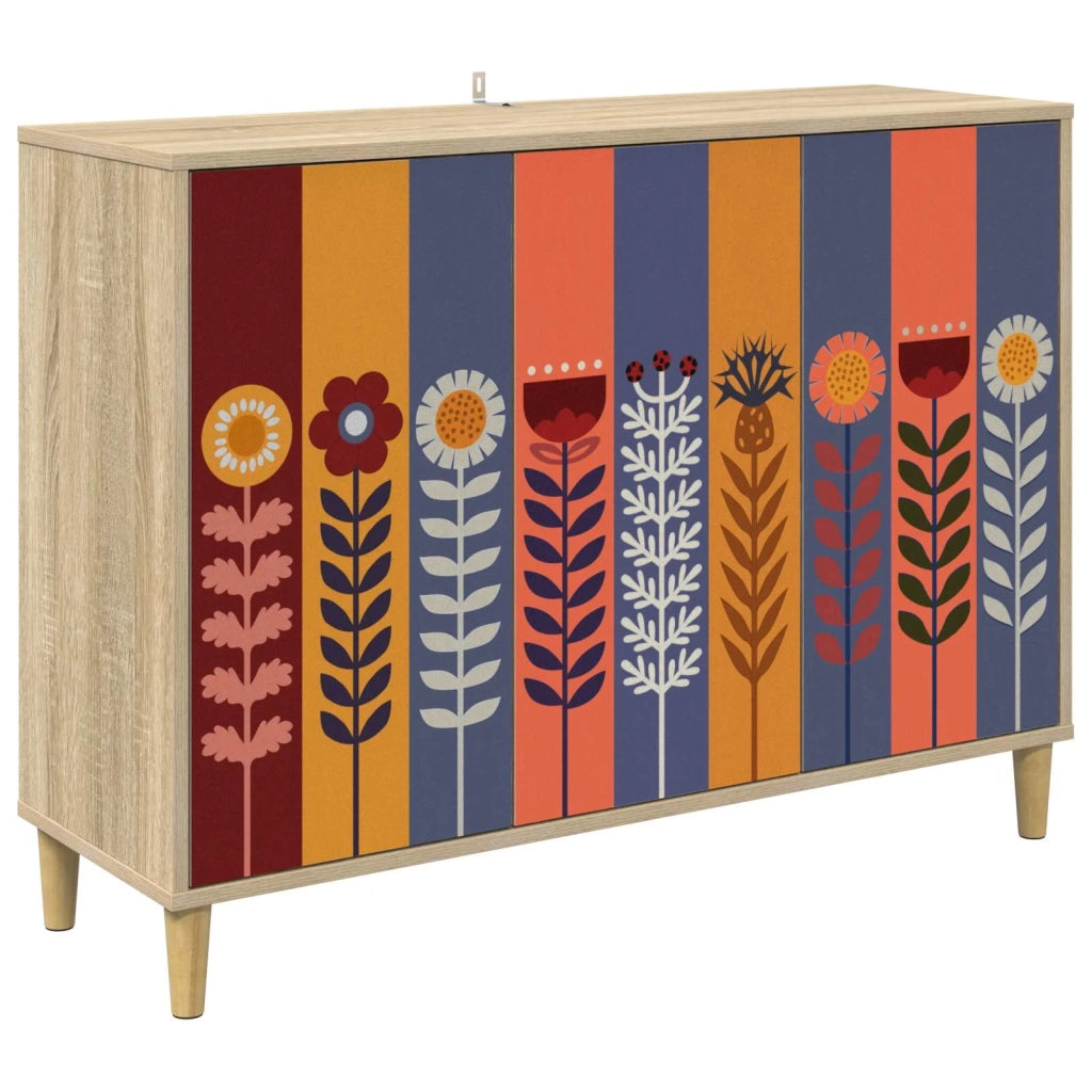 Credenza ESSEN Sonoma 102 x 33 x 75 cm Legno ingegnerizzato 8006962