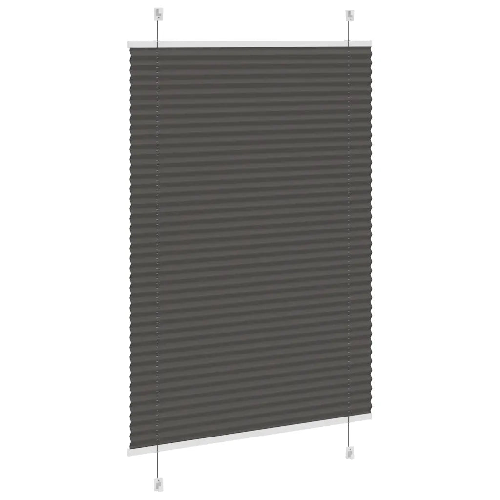Tenda Plissettata Nera 90x100 cm Larghezza Tessuto 89,4 cm 4015124