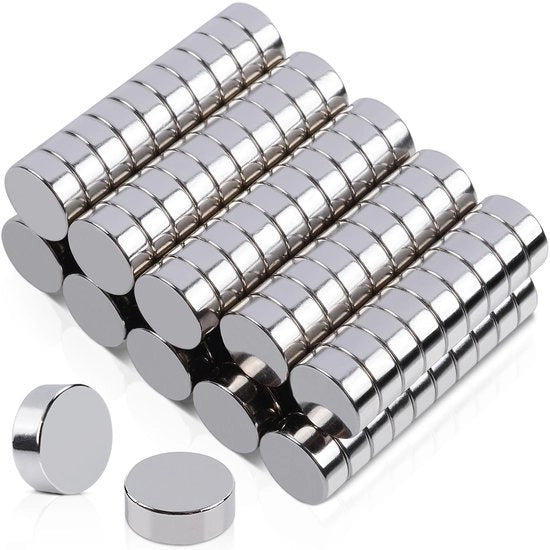 Mini Magnetici 8x3mm Forti, 110 pz Mini Magnetici, Magnetici Neodimio Rotondi Piani Magnetici Acquista Magnetici per Pannello Magnetico Pannello da Parete Foto