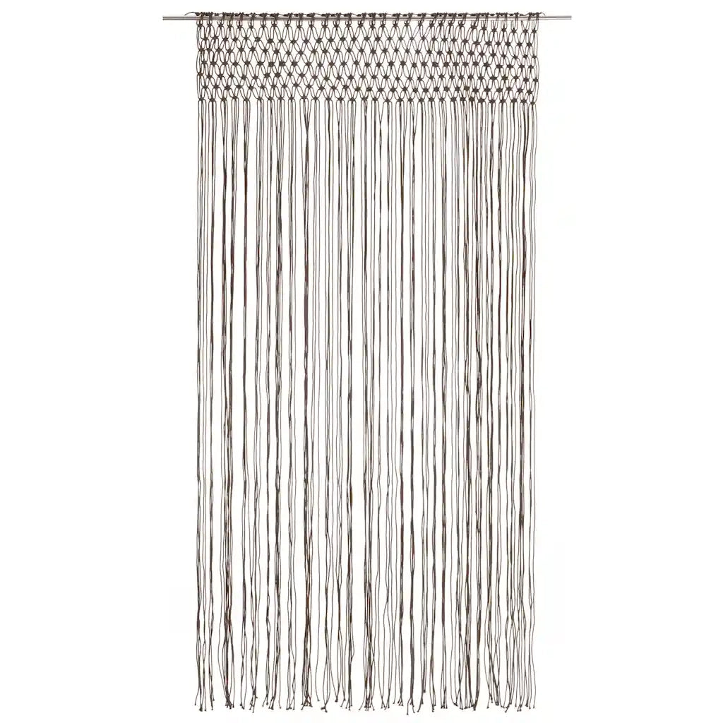 Tenda Macramè Grigio Talpa 140x240 cm in Cotone 323979