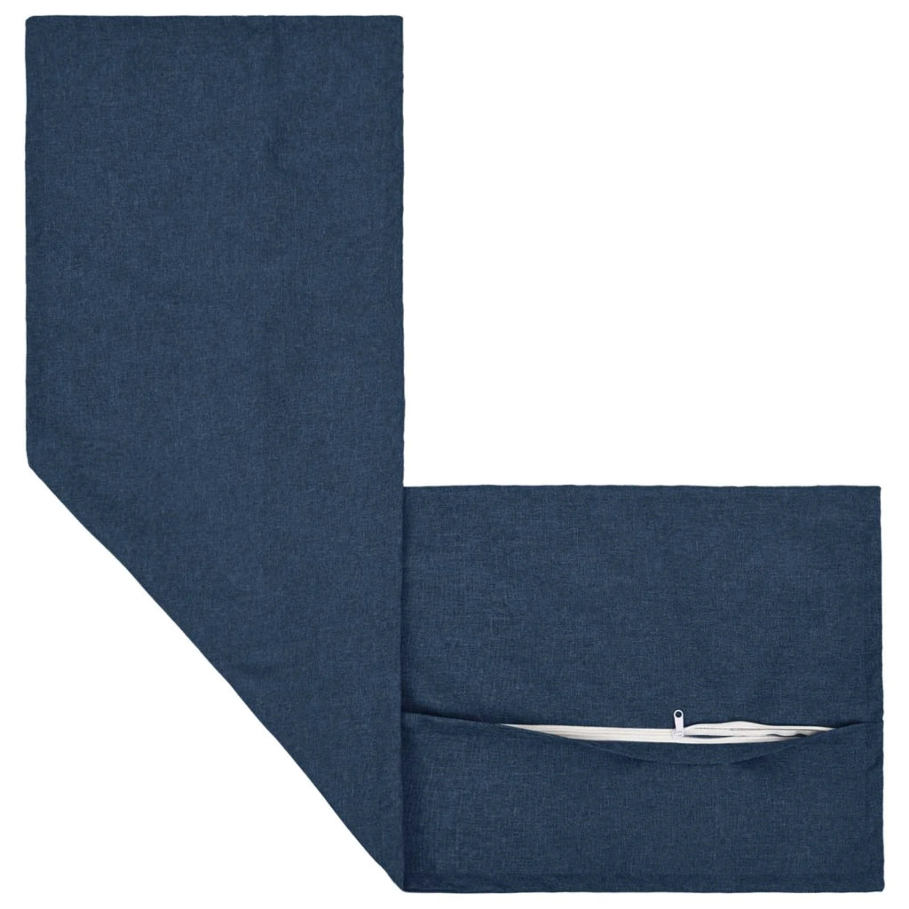 Cuscino con cuscino HOUTEN 2 pz Blu Lino 934272