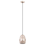 Lampada a sospensione Italux Harley oro E27 dimmerabile Ø15