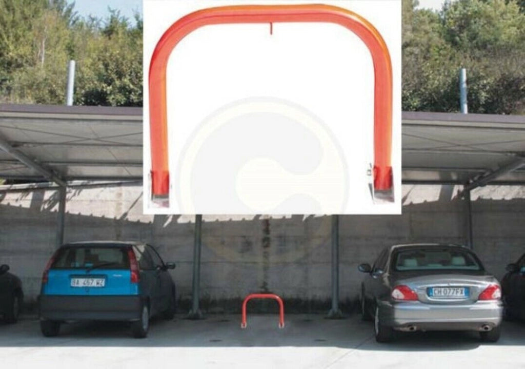Dissuasore Di Parcheggio Parking Stop Reclinabile 53X17X45 Rosso - Fraschetti