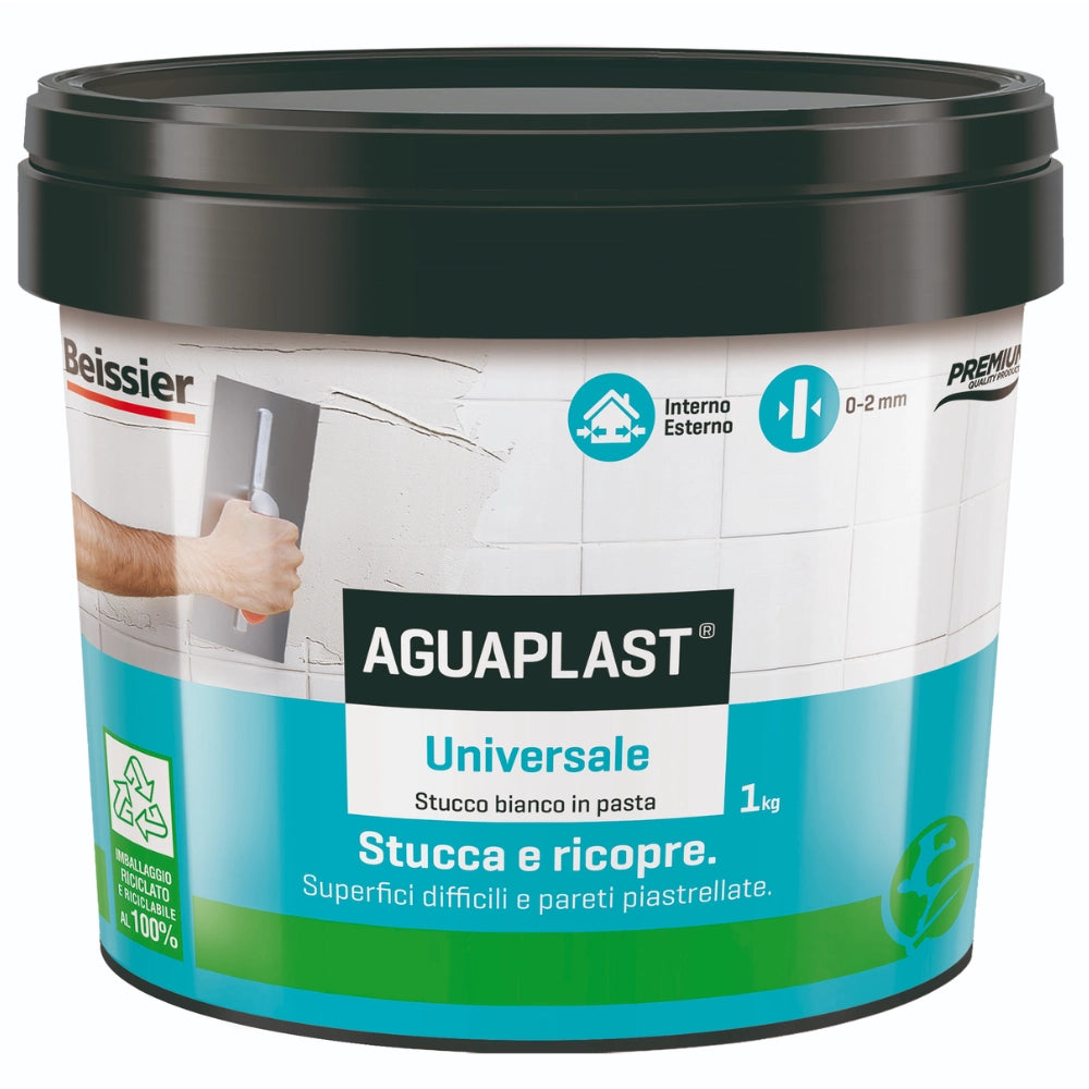 Aguaplast universale stucco pronto all'uso per qualsiasi superficie 1 kg