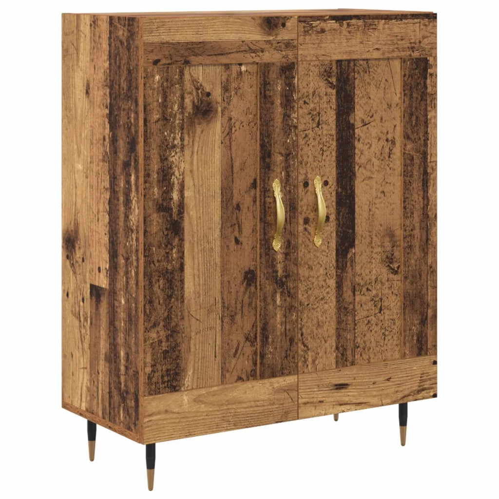 Credenza-Buffet-Armadio da cucina Legno vecchio 69,5 x 34 x 180 cm Legno multistrato 500325