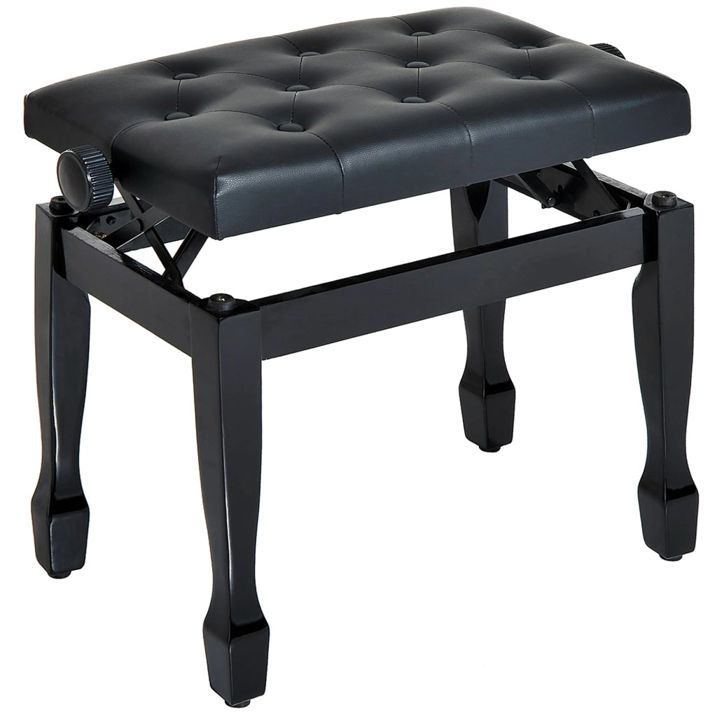 Pianobank regolabile in altezza ¨C zephmum ¨C 64x35x45-55 cm nero