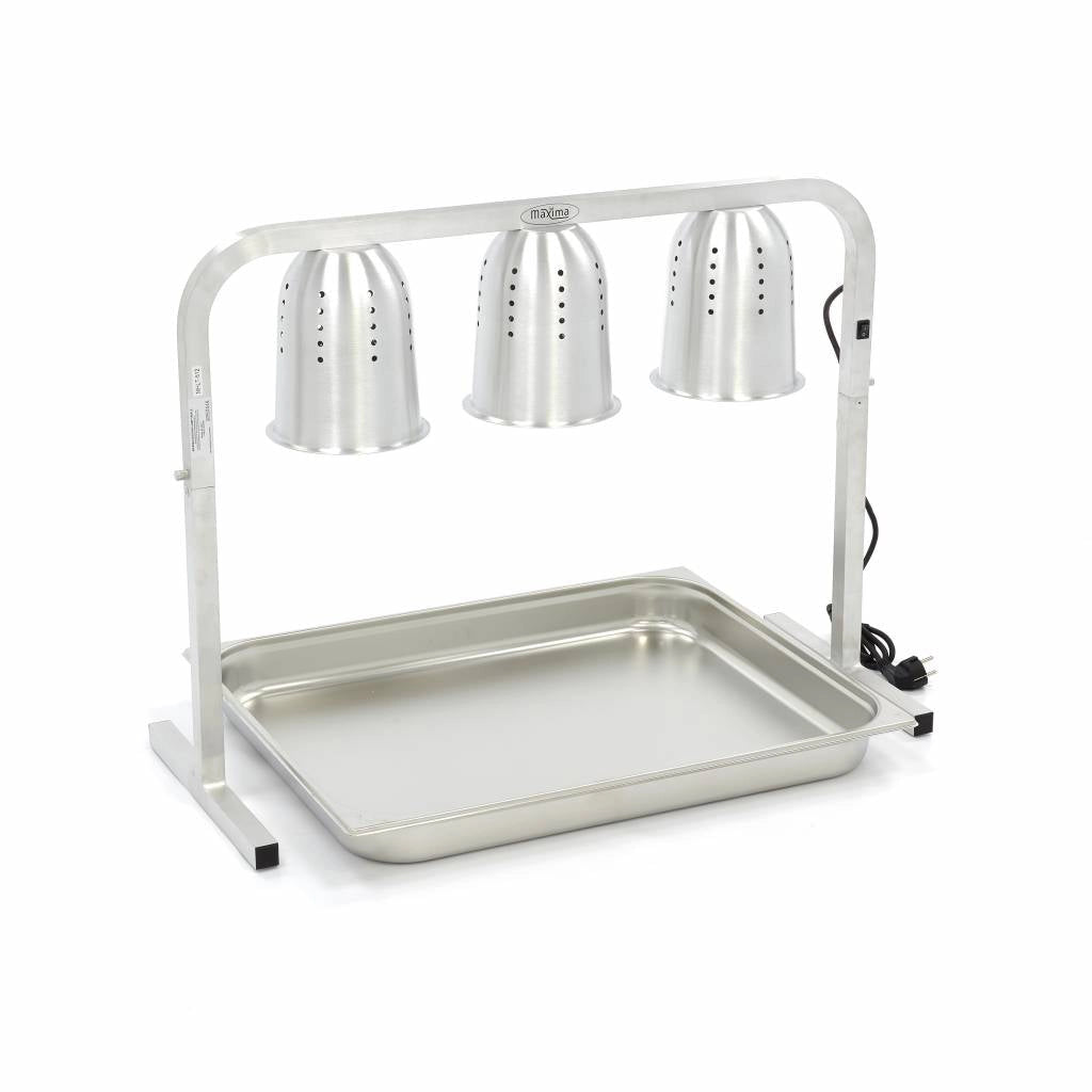 Lampada Riscaldante - 3 Lampade - incl. 3 Lampade e 1 x 2/1GN Contenitore