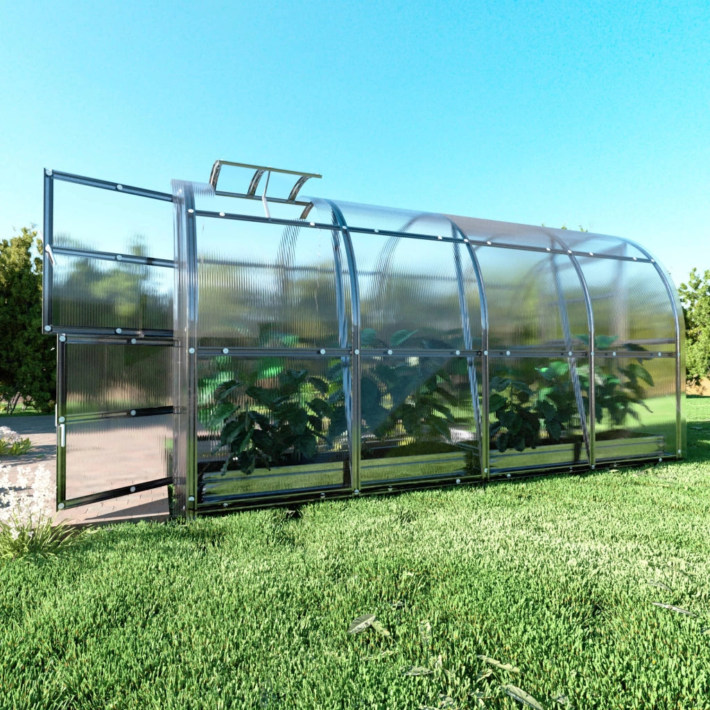 Serra da giardino KLASIKA SLIM 2 x 4 m (8 m²) , 4 mm con rivestimento in policarbonato