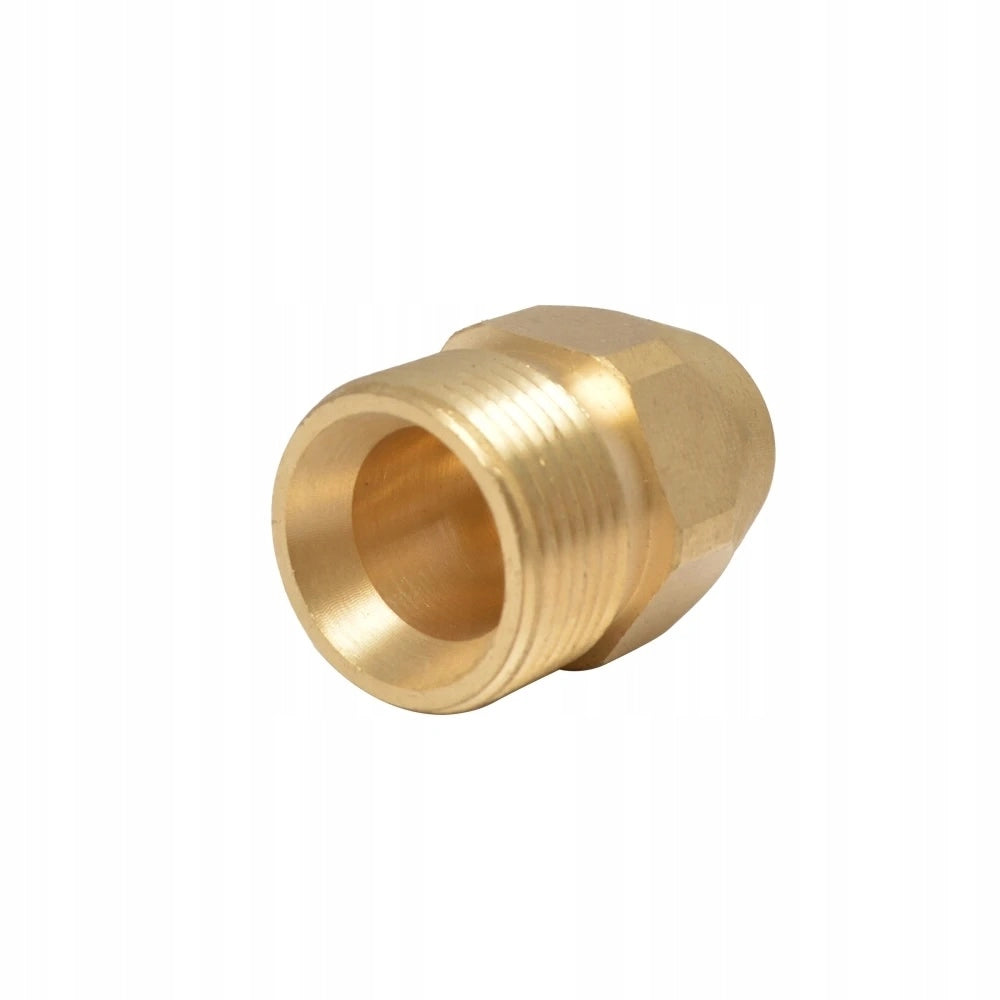 Adattatore M22x1.5M - G1/4F | Riduzione in Ottone per Idropulitrici | Compatibile con Kärcher/Kranzle