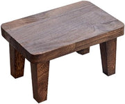Sedia a gambe in legno - sgabello versatile basso - legno massello - forma K