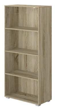 Libreria 4 Ripiani 60x30x130 cm in MDF Rovere