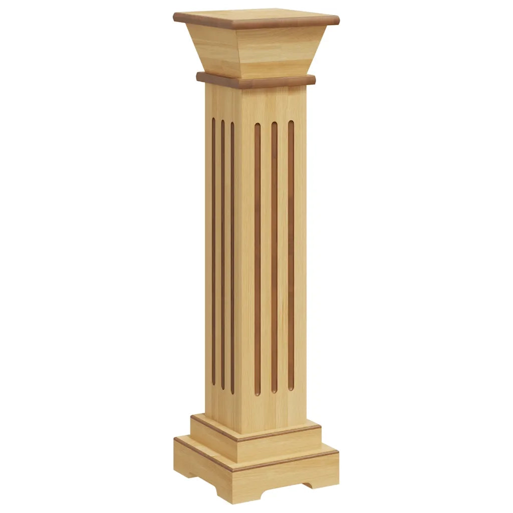 Piedistallo per Piante Quadrato Classico Legno 17x17x66 cm MDFcod mxl 130419