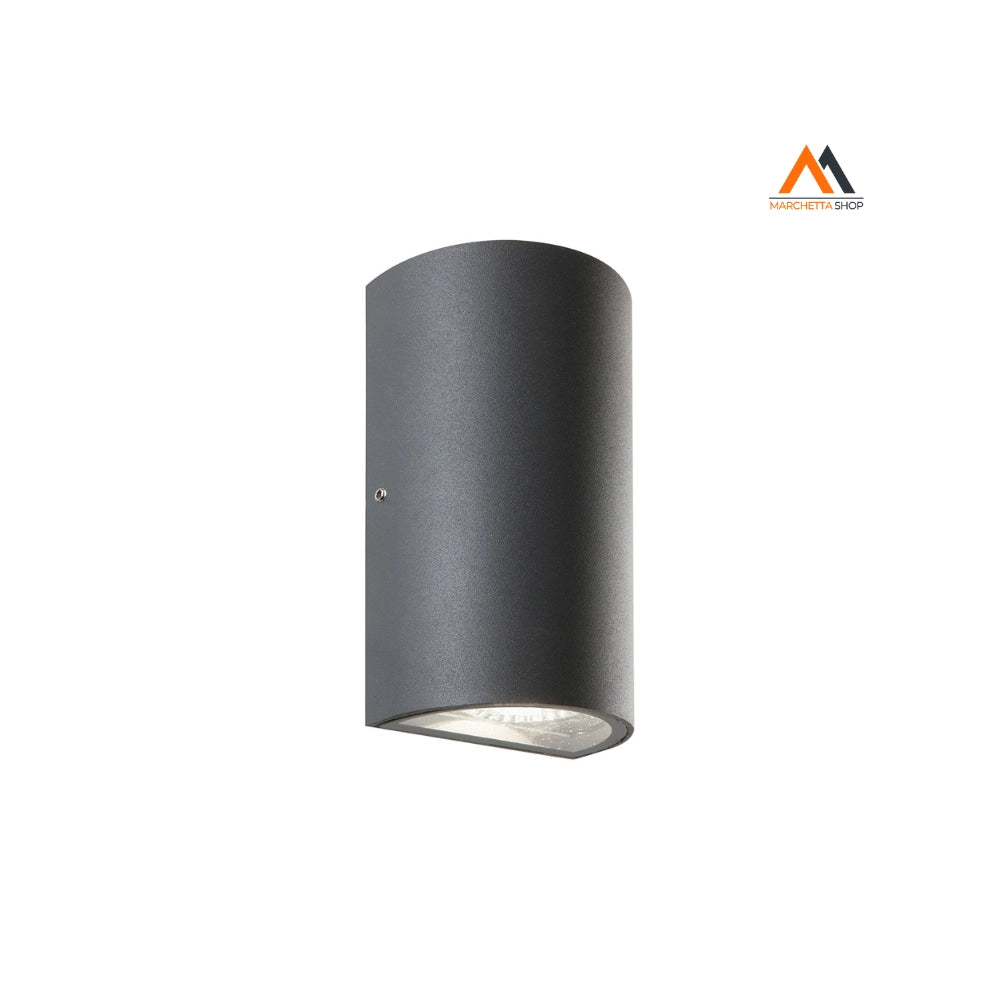 APPLIQUE DOPPIO LED 'TRUMP' 12 W 700 lumen - grigio