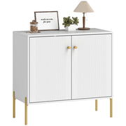 Buffet ¨C zephmum ¨C bianco, acciaio, 80x39x76