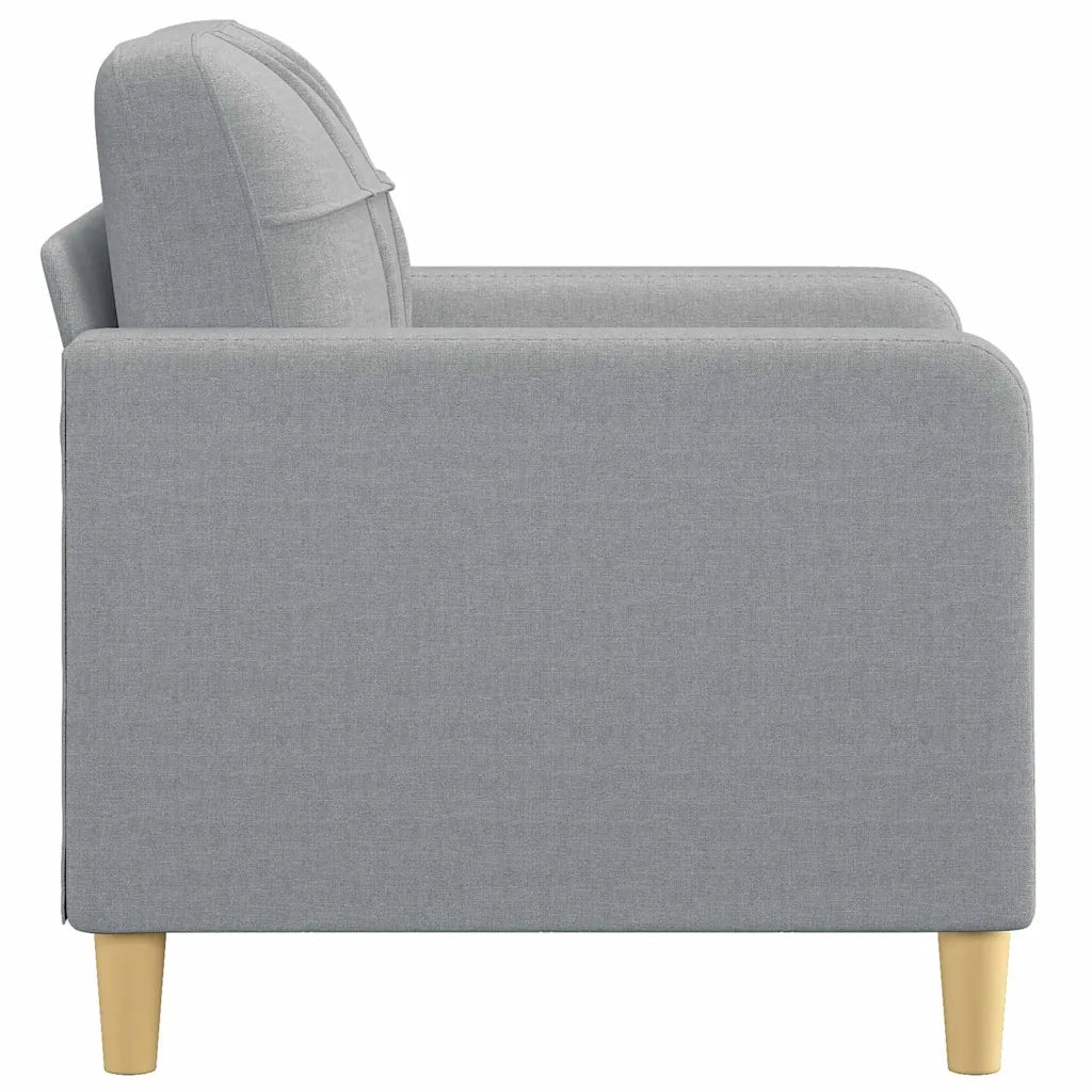 Poltrona Grigio Chiaro 60 cm in Tessuto 359075