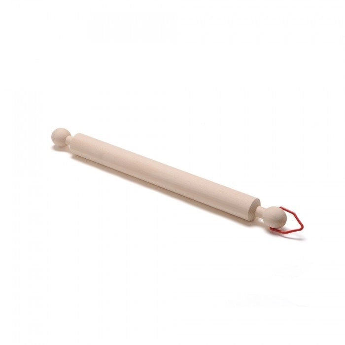 Mattarello da Cucina in Legno Fisso con Gancio per Appendere 50 cm