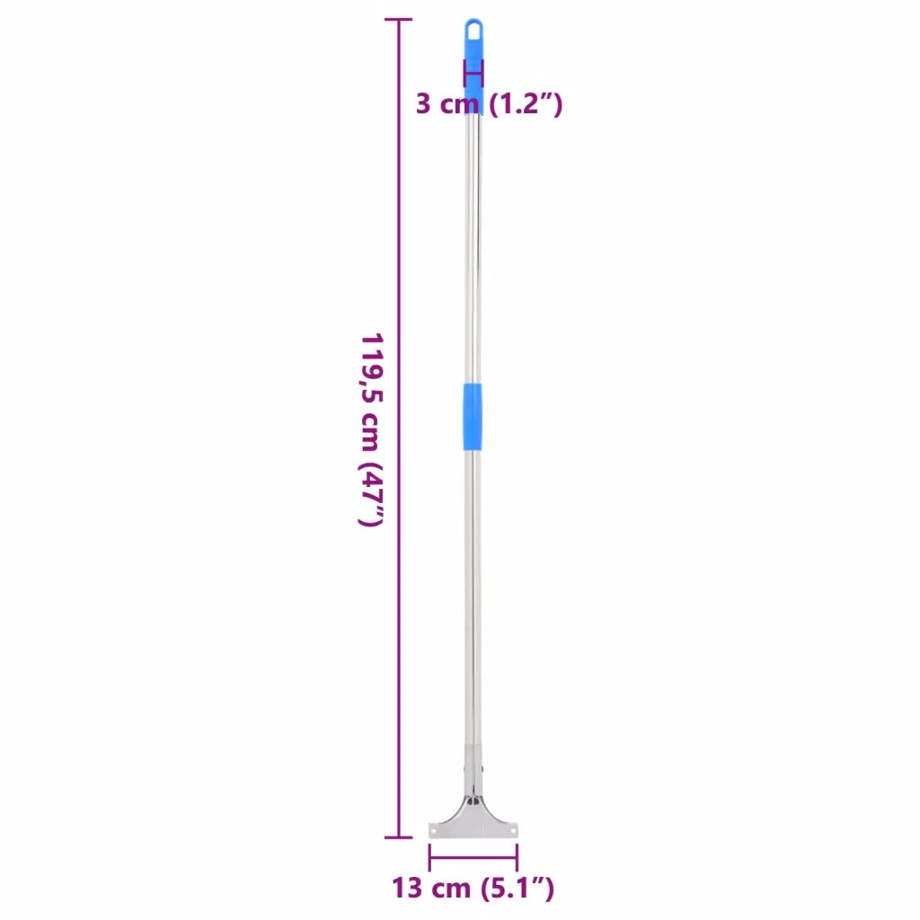Manici per Tergipavimento 119,5cm in Acciaio e Plastica CFW7683064