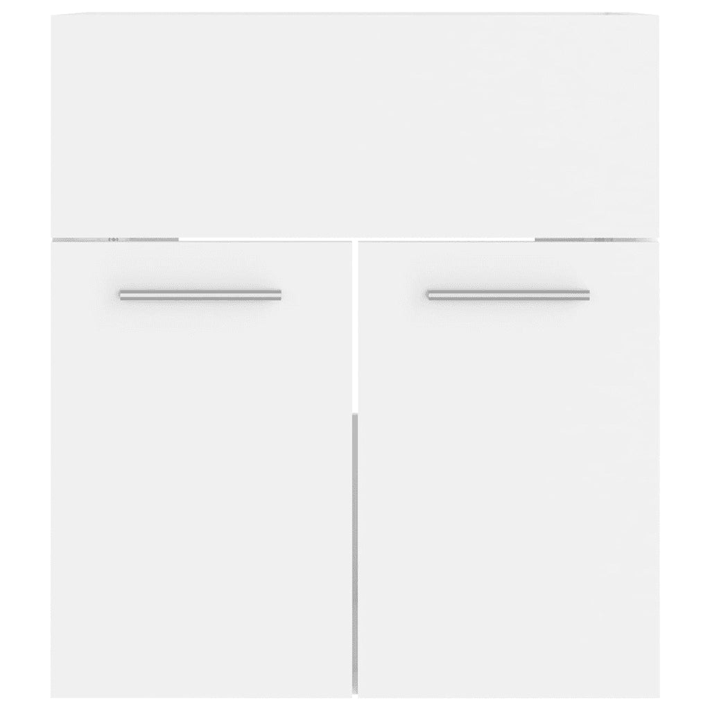 Set Mobili da Bagno Bianco in Legno Multistrato cod mxl 66377