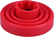 Diffusore per capelli pieghevole - Sedia per parrucchiere universale per capelli ondulati e lunghi - Rosso