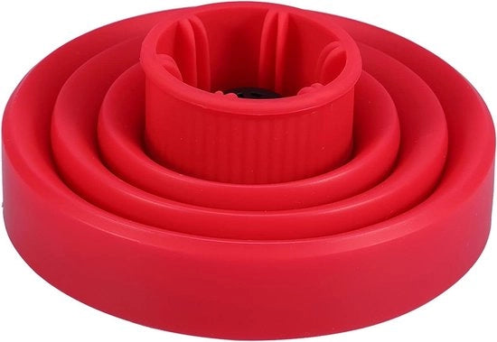 Diffusore per capelli pieghevole - Sedia per parrucchiere universale per capelli ondulati e lunghi - Rosso