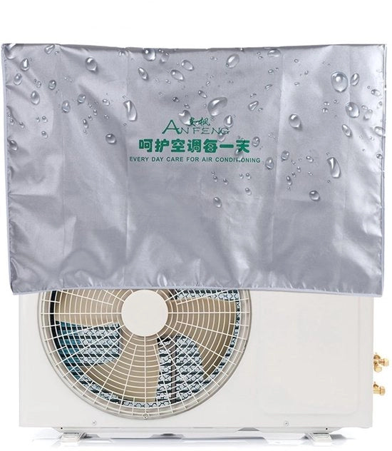 Adattatore per condizionatore d'aria acqua-tight - Protezione contro polvere/neve - Resistente allo shock - Ventilato - Leggero - Incluso cavo di fissaggio - Copertura per condizionatore d'aria
