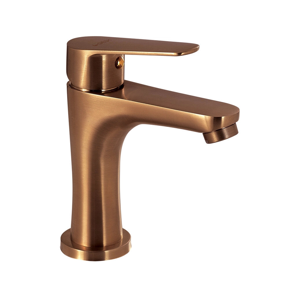 Set miscelatori lavabo e bidet oro rosa Como di Gedy