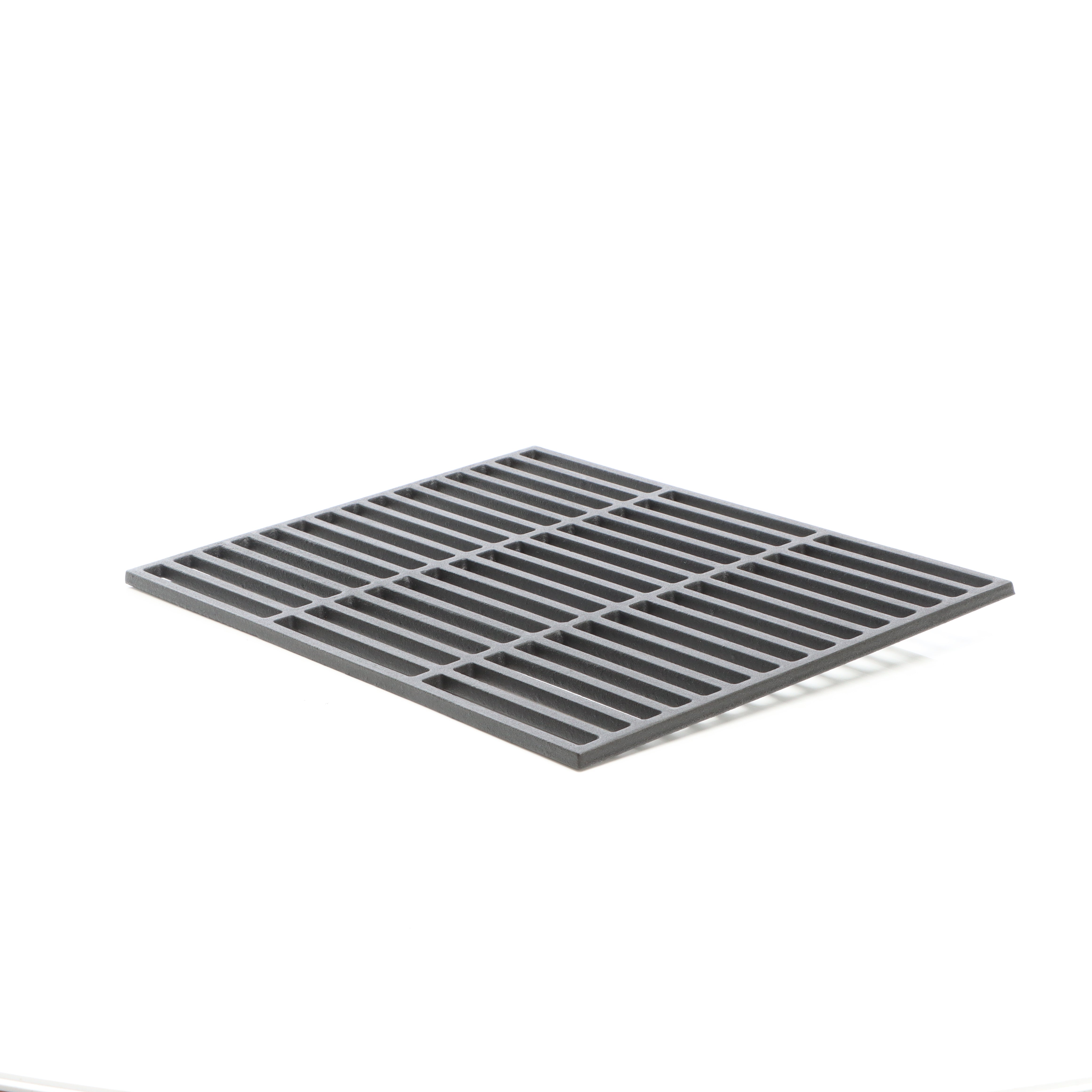 Griglia rettangolare in ghisa 45 x 35 cm per barbecue a carbone e a gas