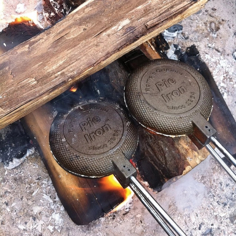 Round Pie Iron - Cast Iron