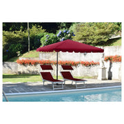 Ombrellone palo laterale Allegro Made in Italy - 250 x 250 cm - Bordeaux