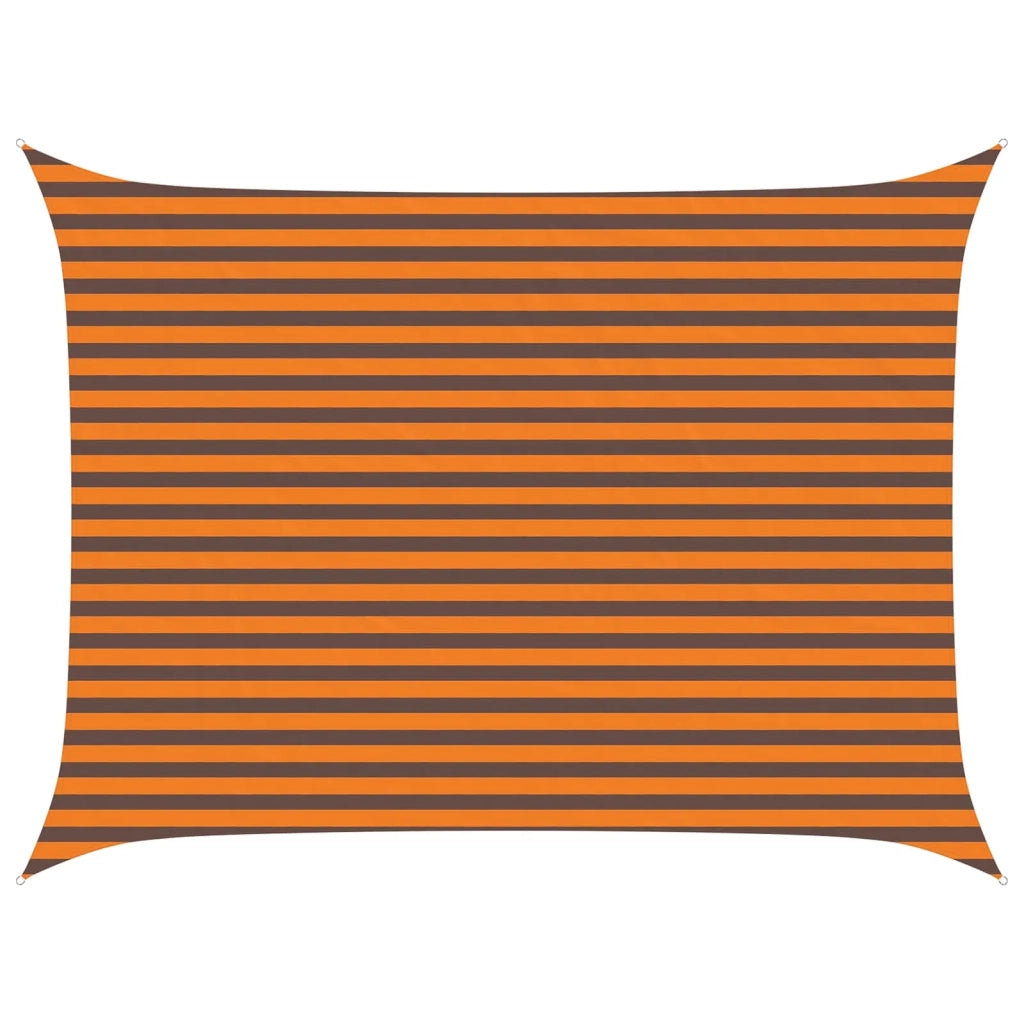 Vela Parasole | Telo Ombra | Vela da ombra solare Arancione e Marrone 4 ¡Á 3 m