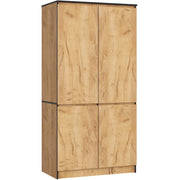 Armadio AKORD S90 4 ante Quercia Craft 90x51x180 cm