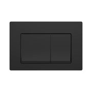Placca di scarico doppio tasto in ABS nero opaco