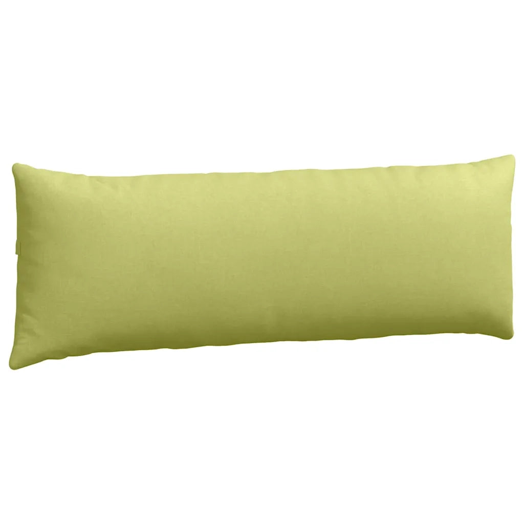 Cuscini da Divano 2 pz-Set di 2 Cuscini per Sofa Verde chiaro 120 x 40 cm Tessuto