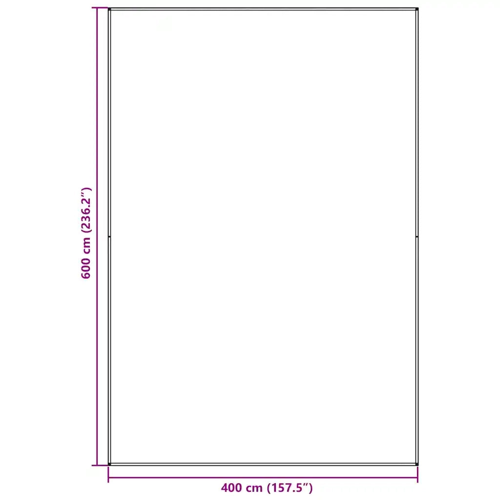 Tappeto da Tenda Grigio chiaro 600 x 400 cm Polietilene 42000202