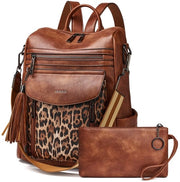 Borsa a Spalla e Portafoglio per Donne, Borsa da Viaggio in Pelle, Borsa da Donna con Spalla Regolabile, Dimensioni: 12,5 x 5 x 13 pollici