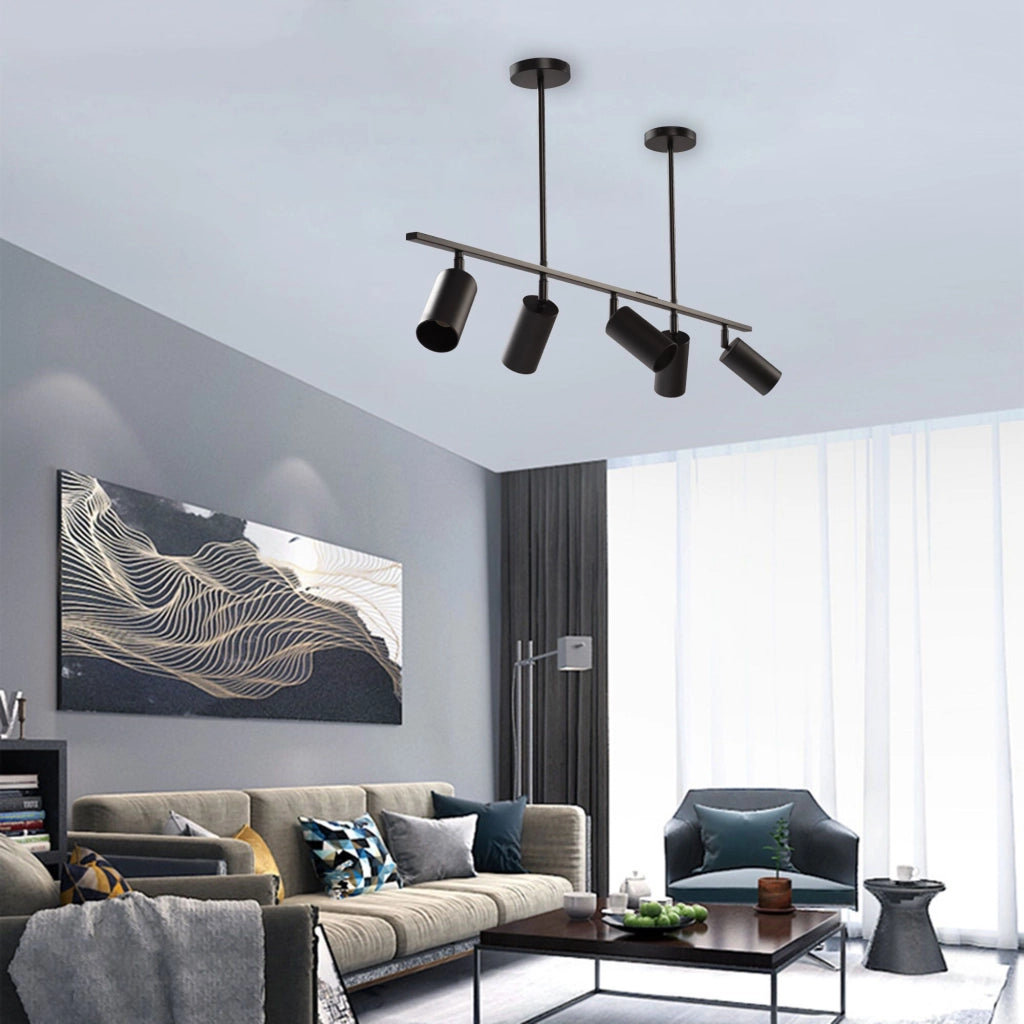 Lampada Pensile Metallo Black Loft APP611-5C