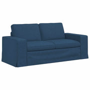Divano | Divano da soggiorno | Sofa Blu 182 x 80 x 82 cm Tessuto