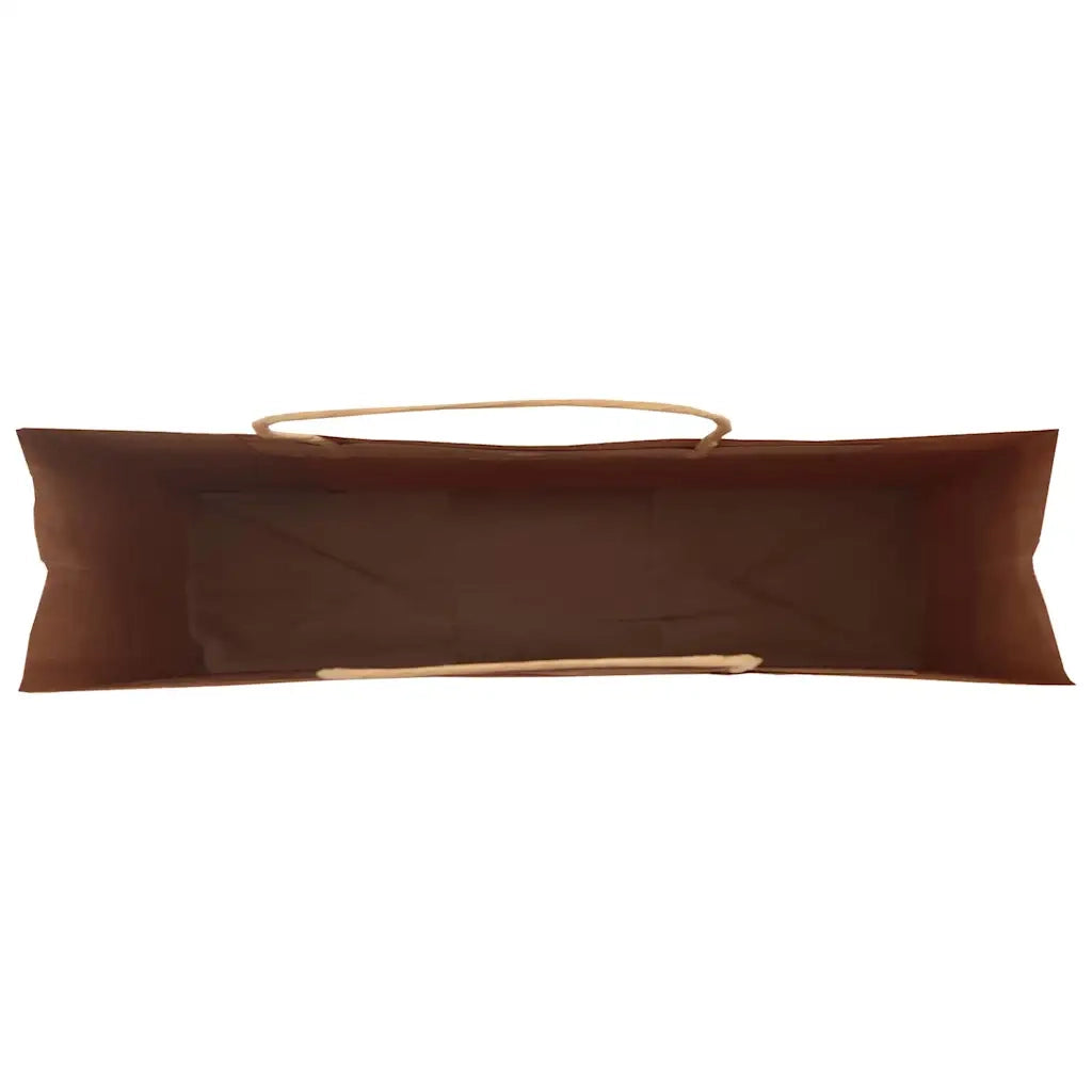Sacchetti di Carta 250 pz con Manici Verdi 54x15x49 cm