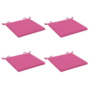 Cuscini per Sedia in 4 Pezzi SOEST 4 pz 100% Poliestere Rosa 944348