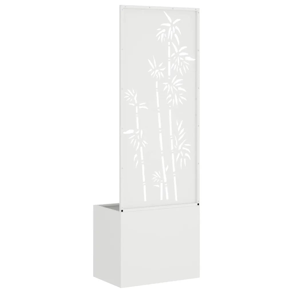 Schermo per privacy in giardino Floreale Bianco 50 x 150 cm CFW2740510