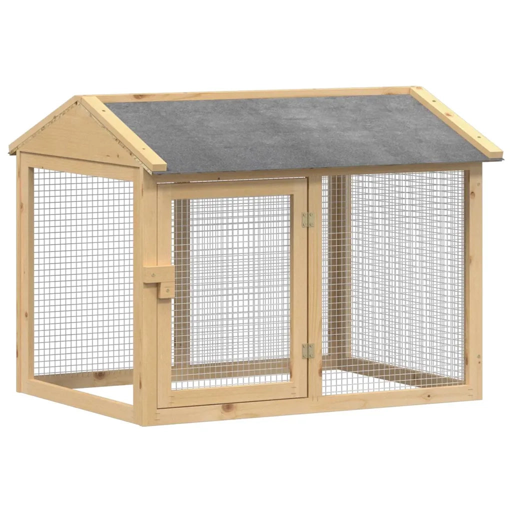 vidaXL Pollaio Marrone 150 x 60 x 89 cm