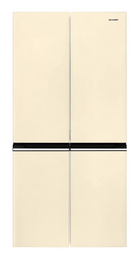 Sharp sj-nfa15imxje frigorifero side-by-side libera installazione 488 l crema