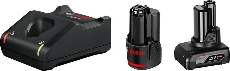 Bosch 1 x GBA 12V 2.0Ah + 1 x GBA 12V 4.0Ah + GAL 12V-40 Professional carica batterie Batteria per uso domestico AC