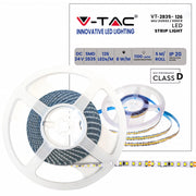 Strip LED SMD2835 - 126 LED 24V IP20 3000K 137LM/W