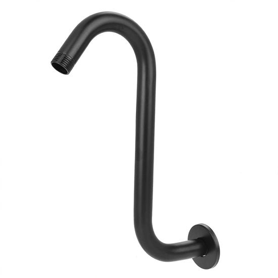 Douchiarma Estensibile 20 Cm - Acciaio Inossidabile - Nero - Sostenibilità - Regolazione di Altezza - Facile Manutenzione - Douchiarma Estensibile