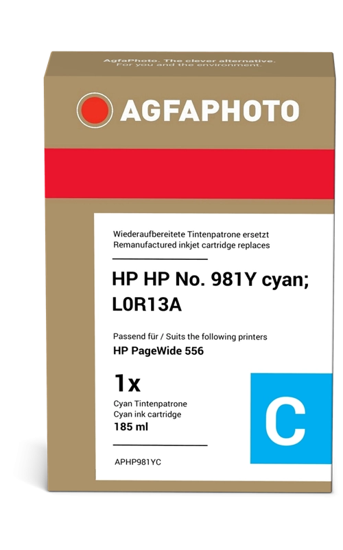 ORIGINAL Agfa Photo Cartuccia d'inchiostro ciano APHP981YC ~16000 Seiten